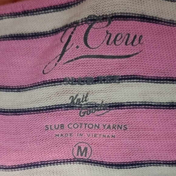 J. Crew Knit Goods Striped Shirt Size Medium - Picture 8 of 11